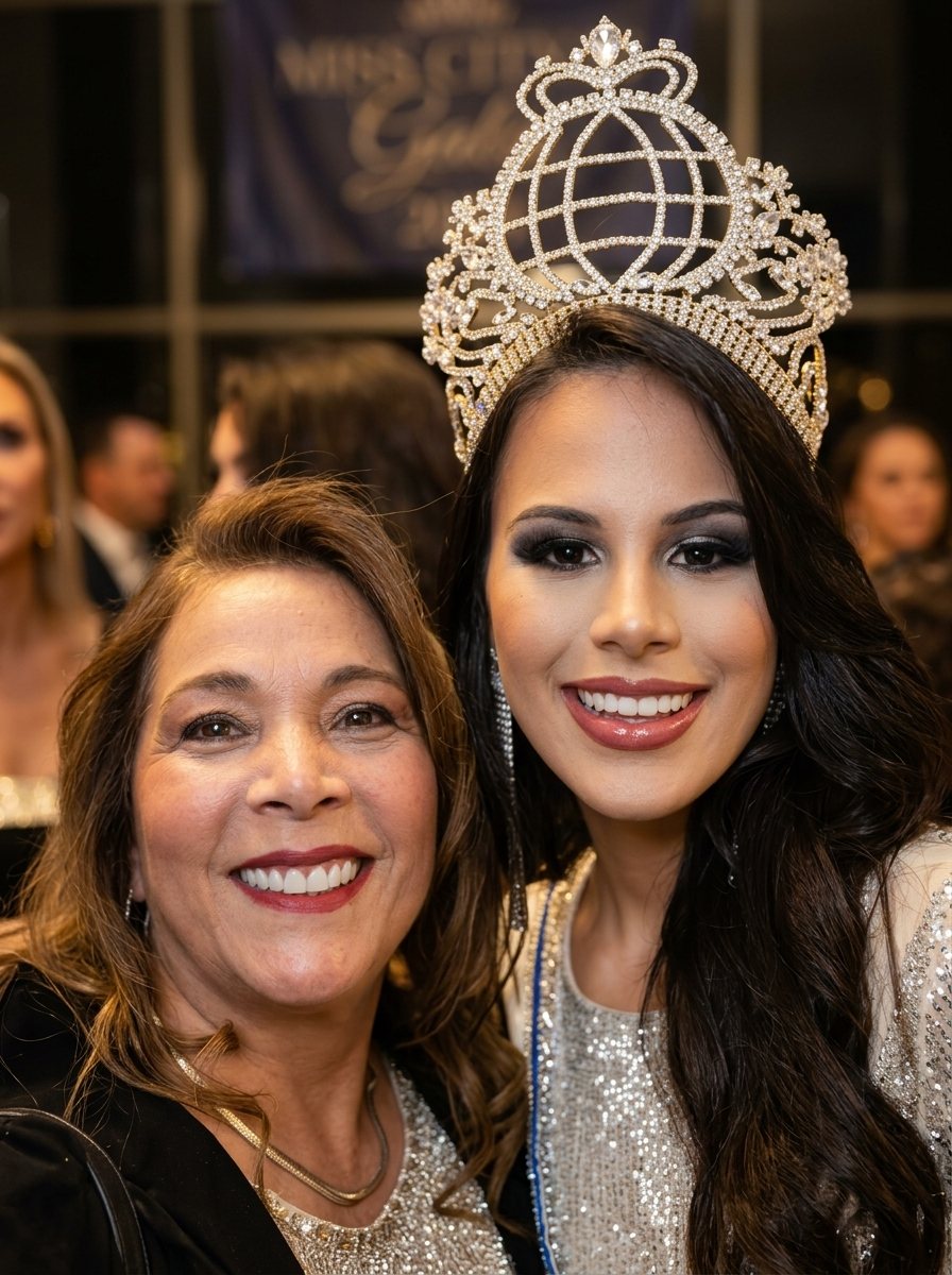 La doctora con otra reina coronada