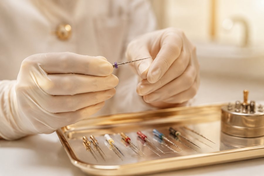Instrumental de endodoncia para tratamiento de conducto